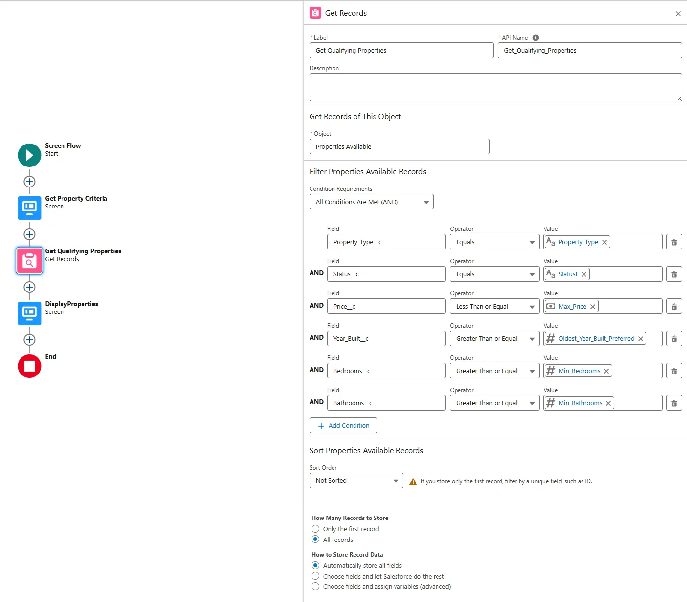 Building A Dynamic Search Flow